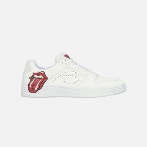 Rolling Stones x Mark Nason White Sneaker shoe with Red Tongue Logo – NWT 👟🎸